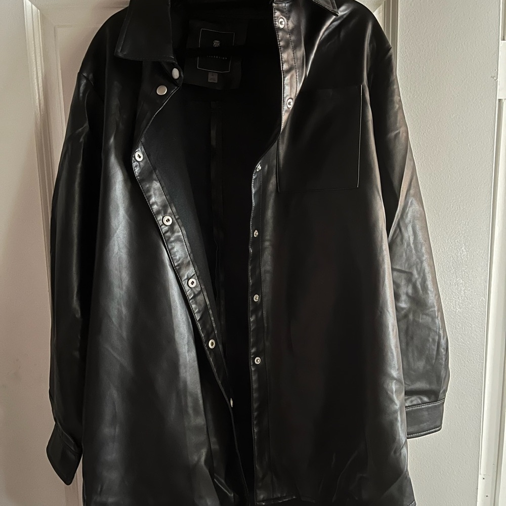 Leather Shacket